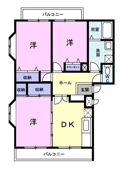 ドエルハイネスの間取り