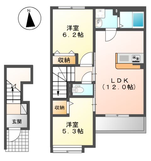 ＭＩＬＫＹ　ＷＡＹ・Ｙの間取り