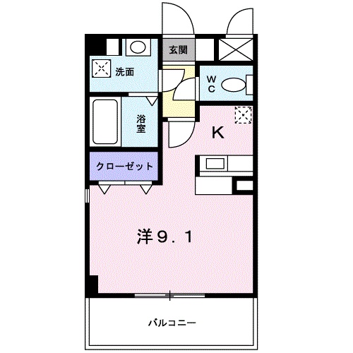 サニーフィールドの間取り