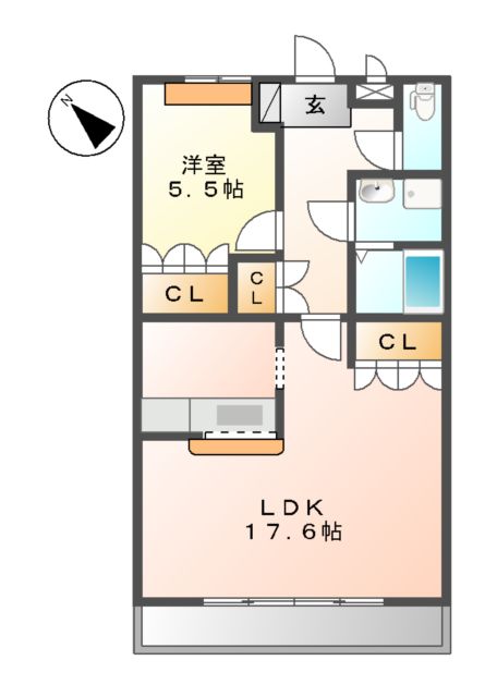 パストラルの間取り