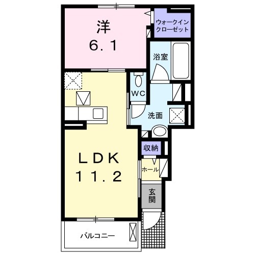 エクセレントの間取り