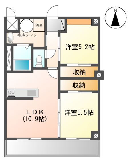 メゾン ド ブレホの間取り