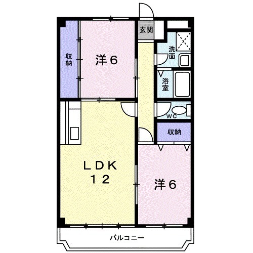 キャッスルサカグチの間取り