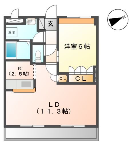 TIARA(ティアラ)の間取り