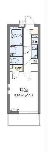 クレイノスペランツァⅡ号館の間取り