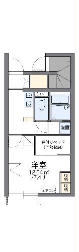 レオパレス東上宿の間取り