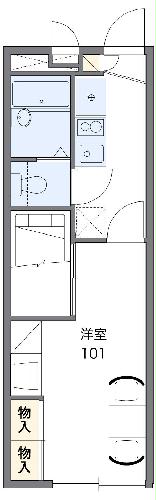 レオパレス成海の間取り