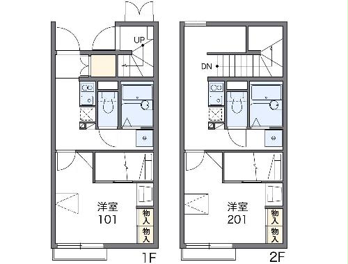 レオパレスクライネシュロスの間取り