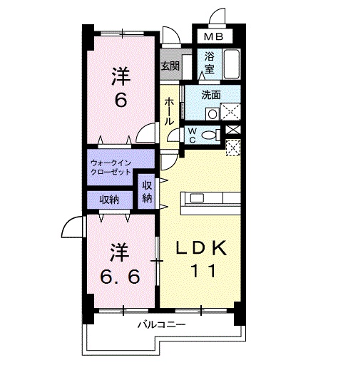サンセール・辻の間取り
