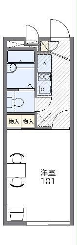 レオパレスPEACEの間取り