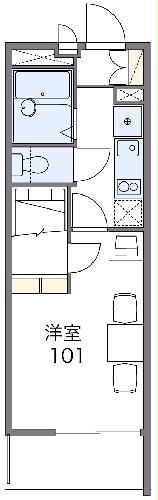 レオパレスつくばの間取り