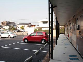 12/14 駐車場