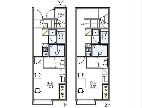 レオパレスみどりⅢの間取り