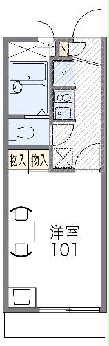 レオパレス淀川の間取り