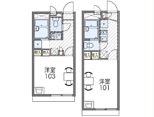 レオパレスGeminiの間取り