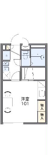 レオパレスサカサガワの間取り