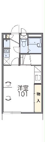 レオパレスエクセルの間取り