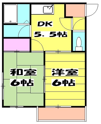 クイーンビルYの間取り
