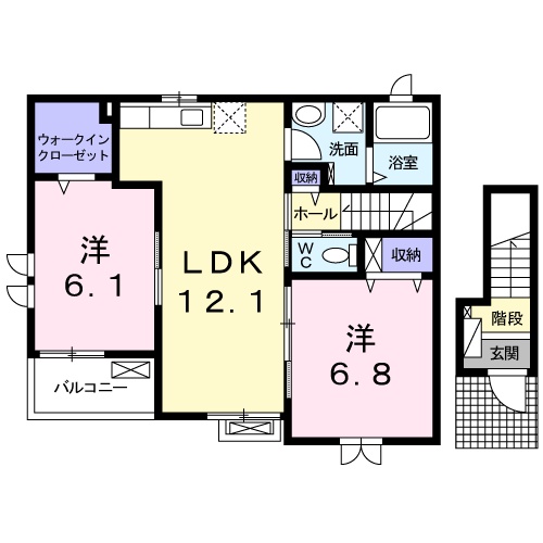 プラシードの間取り