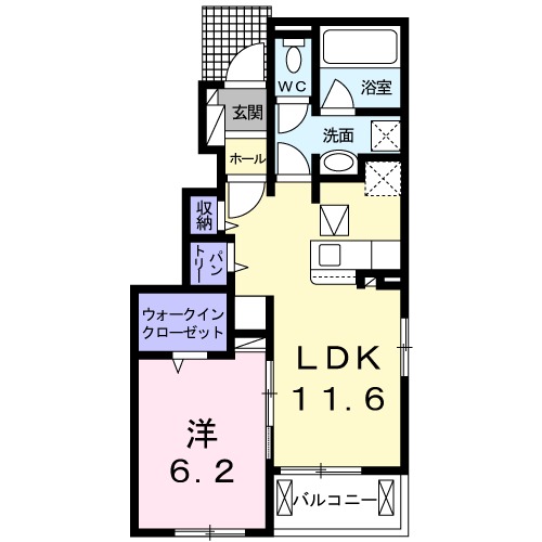 ソレアードの間取り