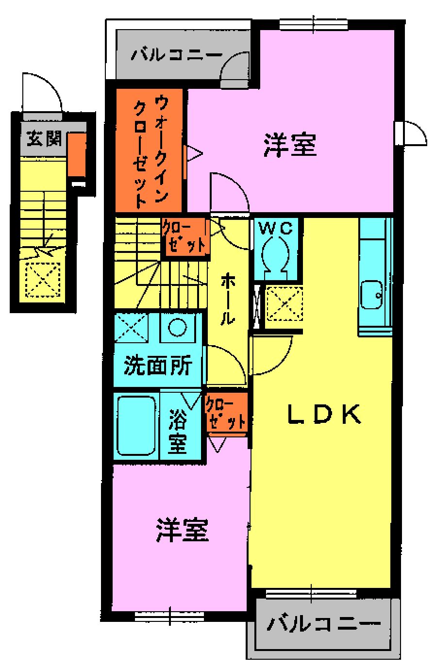 グレイス楠の間取り