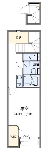 クレイノレガーロ・203号室の間取り