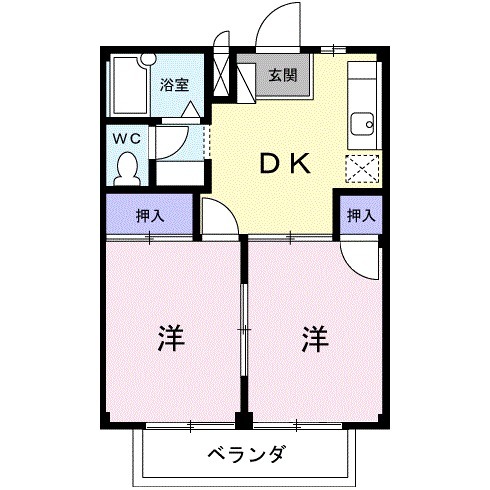 平成ハイツの間取り