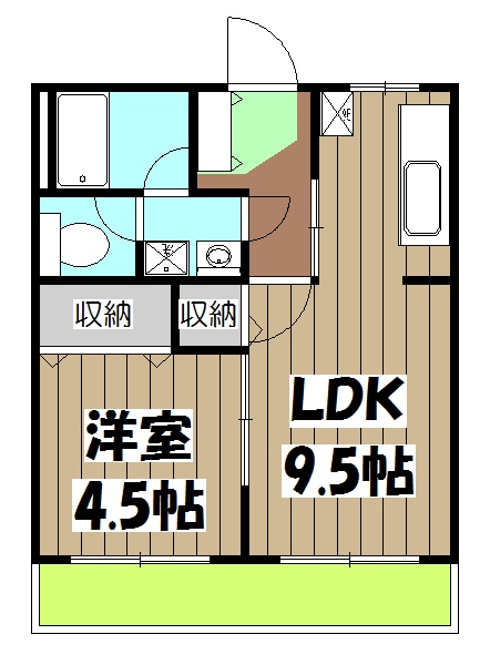 プレジール桂の間取り