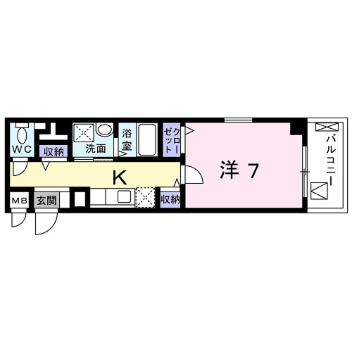 サザン京央の間取り