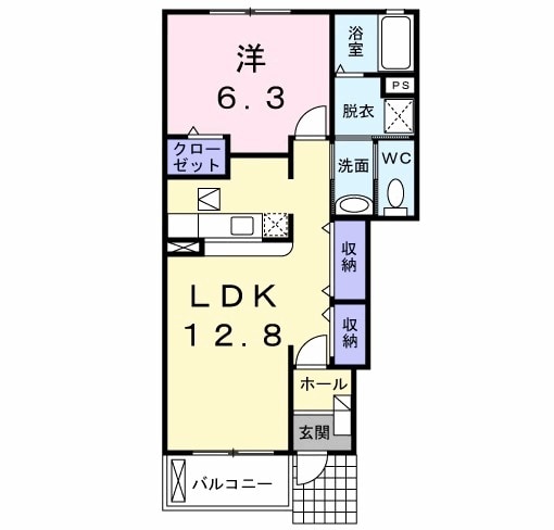 サンライトヒルズBの間取り
