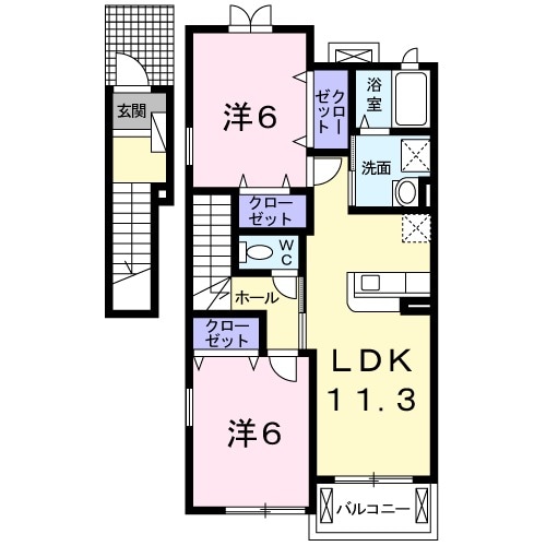 サンシャイン ガーデンの間取り