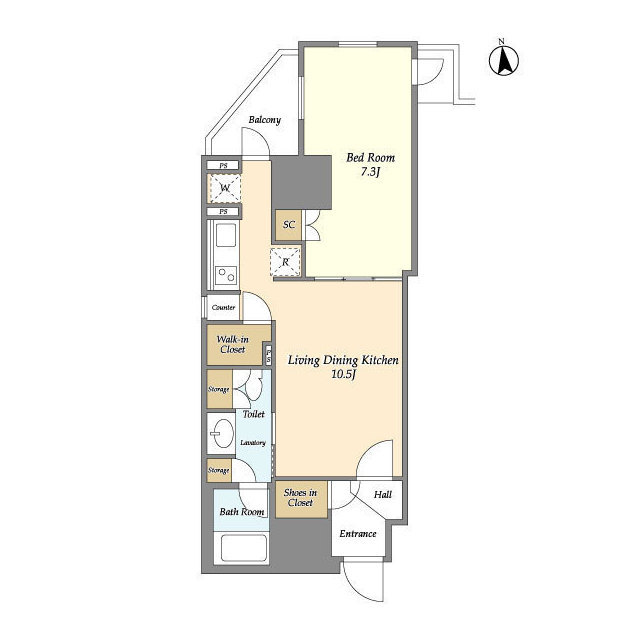 ライトテラス秋葉原の間取り