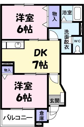 サンドリヨン1の間取り