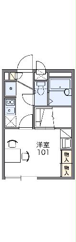 レオパレスアポロの間取り