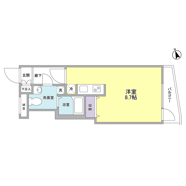 メゾンドール鷺沼の間取り