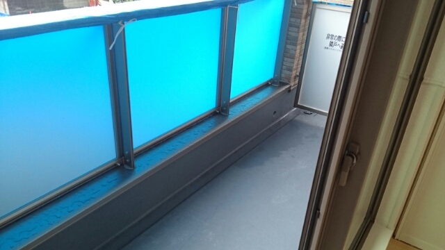 12/24 バルコニー