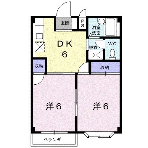 エルデイムわしかわの間取り