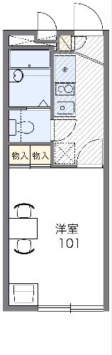 レオパレスさくらハイツの間取り