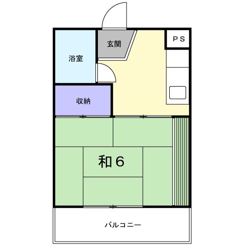 桧台ハイツの間取り