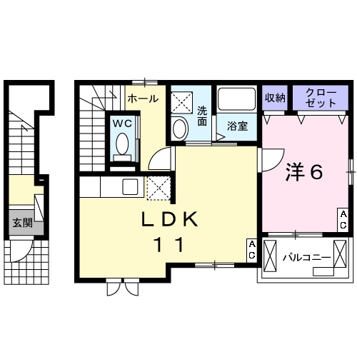 ル シャルマン Kの間取り