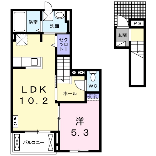 ストロベリー ヒルズの間取り