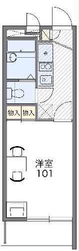 レオパレス友愛の間取り