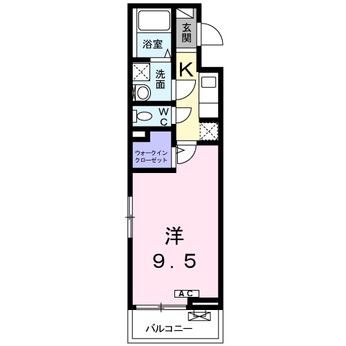 サン ハッピー サクターの間取り