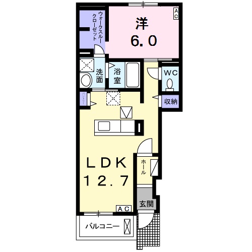 ハピネスEDYの間取り