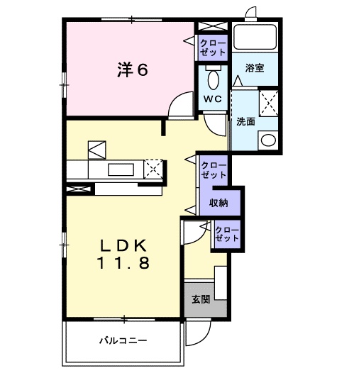 オータスヒルズの間取り