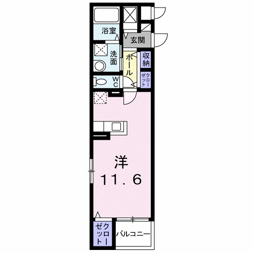 フレグランスの間取り