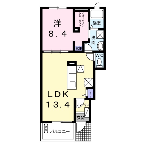 ゴールデン ローズBの間取り