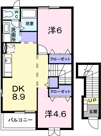 ベル メゾンⅠの間取り