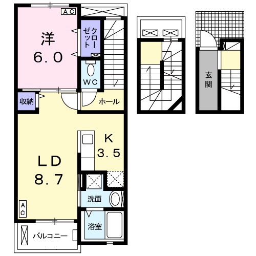 テラコッタⅢの間取り