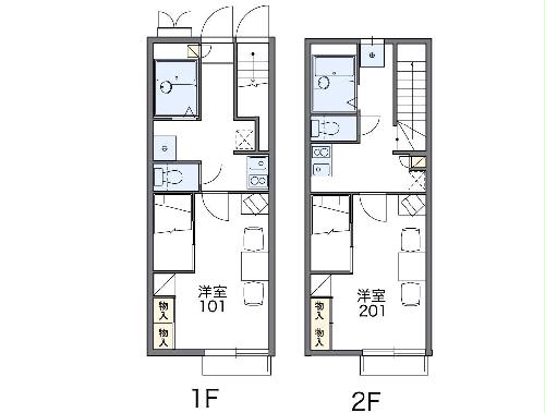 レオパレスAppleの間取り